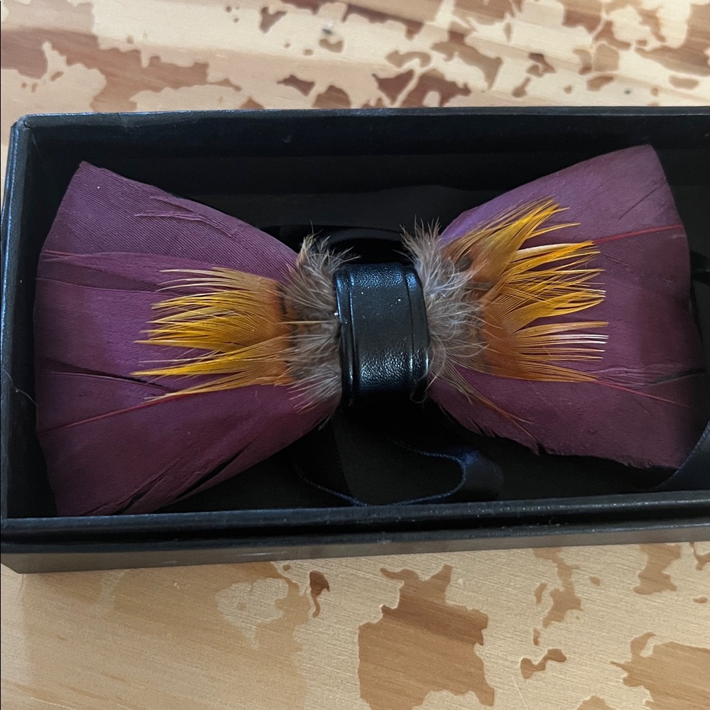 Luxury Feather Bow Ties